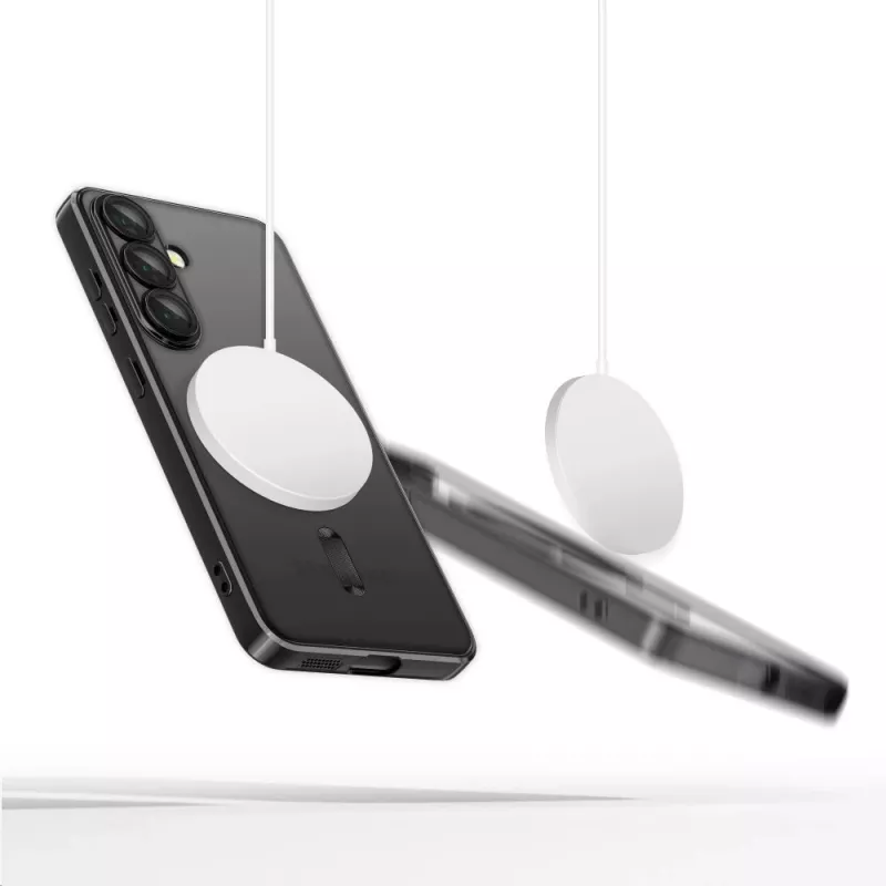 Tech-Protect Magflex MagSafe hoesje voor Samsung Galaxy A26 5G shiny zwart