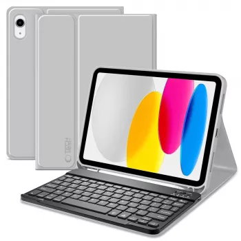 Tech-Protect SC Pen + toetsenbordhoes voor iPad 10,9 inch (10e gen, 2022) / iPad Air 11 inch (M2, 2024) / iPad Pro 11 inch (M4, 2024) - grijs
