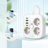 TECH-PROTECT PCS3X4 stekkerdoos 2 USB & 2 Type-C & 3 stopcontacten 200cm wit