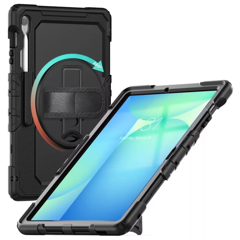 TECH-PROTECT SmartCase voor Samsung Galaxy Tab S10 FE+ zwart