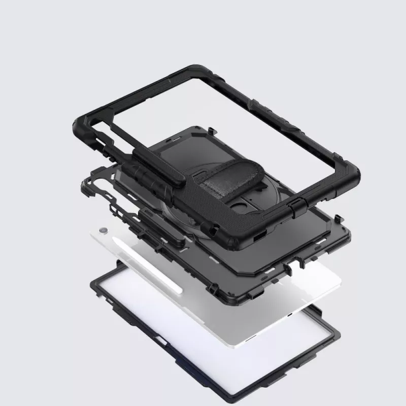 TECH-PROTECT SmartCase voor Samsung Galaxy Tab S10 FE+ zwart