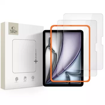 TECH-PROTECT Easy Set+ 2-pack gehard glas screenprotector voor iPad Air 11 inch 6/7/8 (2024-2026) transparant