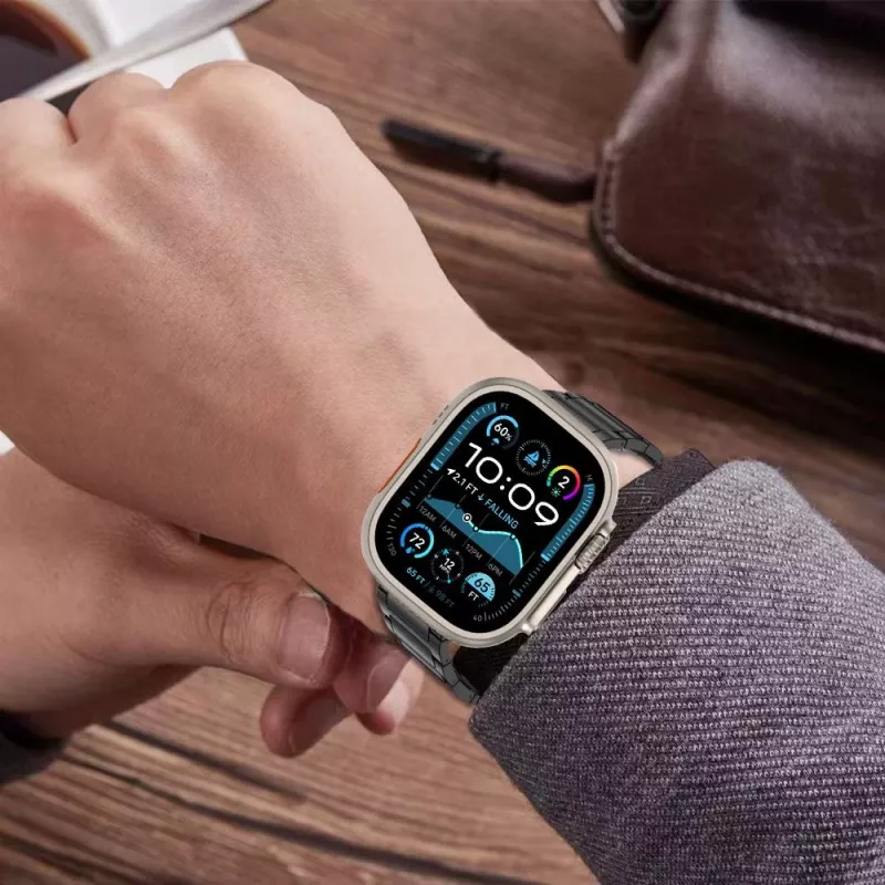 TECH-PROTECT STAINLESS CLASSIC APPLE WATCH 8 / 9 / 10 / 11 / SE / ULTRA (44 / 45 / 46 / 49 MM) ZILVER