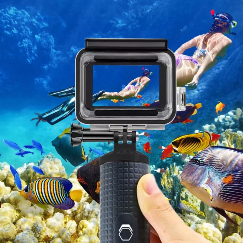 TECH-PROTECT GA200 waterdichte behuizing voor GoPro Hero 5 / 6 / 7 transparant