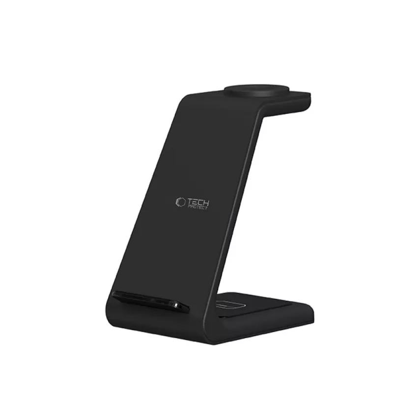 TECH-PROTECT QI15W-A36 3-in-1 draadloze oplader voor Apple zwart