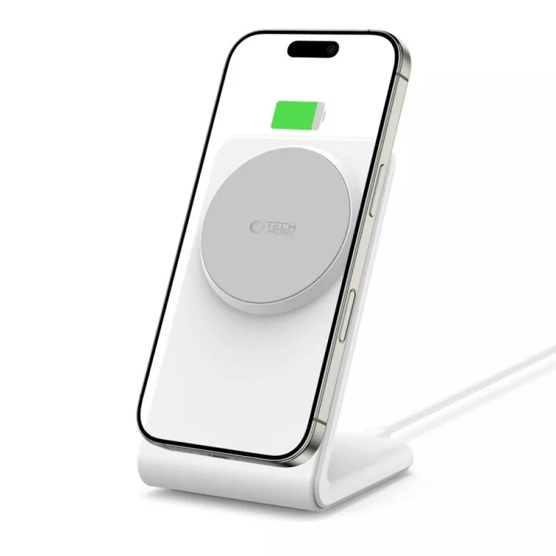 TECH-PROTECT QI15W-A38 Magnetic MagSafe draadloze oplader wit