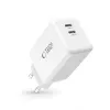 TECH-PROTECT NC45W-GAN 2-poorts netwerkoplader PD 45W wit