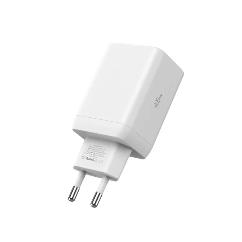 TECH-PROTECT NC45W-GAN 2-poorts netwerkoplader PD 45W wit