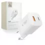 TECH-PROTECT NCM33 2-poorts netwerkoplader PD 33W / QC3.0 wit