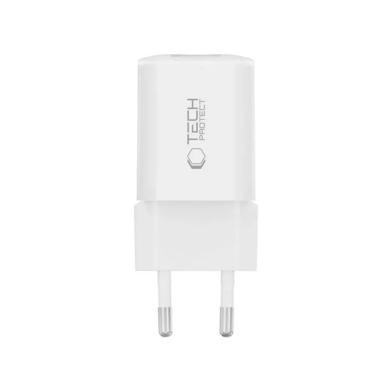TECH-PROTECT NCM33 2-poorts netwerkoplader PD 33W / QC3.0 wit