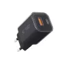 TECH-PROTECT NCM33 2-poorts netwerkoplader PD 33W / QC3.0 zwart