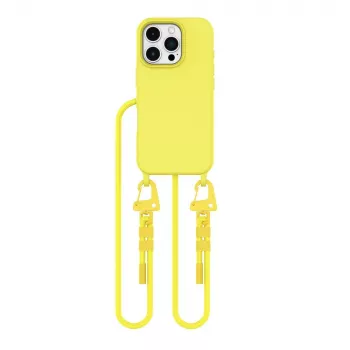 Tech-Protect Magnecklace MagSafe hoesje voor Apple iPhone 16 Pro geel