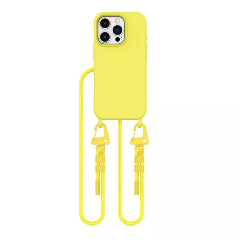 Tech-Protect Magnecklace MagSafe hoesje voor Apple iPhone 16 Pro geel