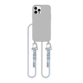 Tech-Protect Magnecklace MagSafe hoesje voor iPhone 12 / 12 Pro - grijs