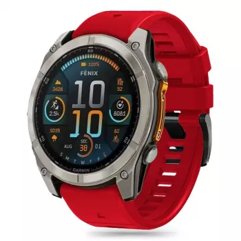 TECH-PROTECT SILICONE LINE GARMIN FENIX 5X / 5X PLUS / 6X / 6X PRO / 7X / 8 (51 MM) rood