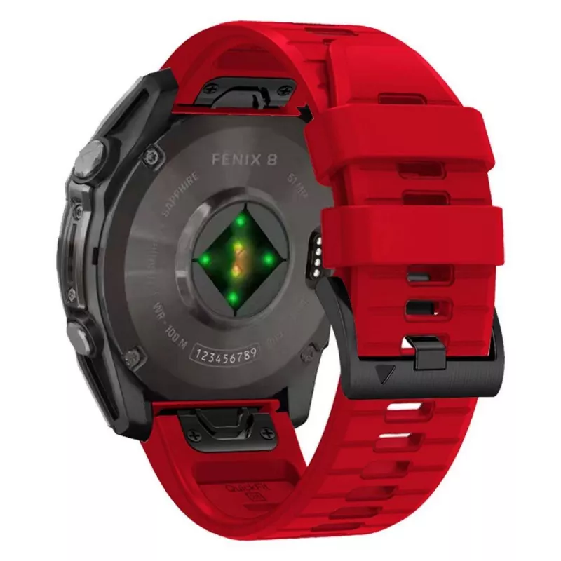 TECH-PROTECT SILICONE LINE GARMIN FENIX 5X / 5X PLUS / 6X / 6X PRO / 7X / 8 (51 MM) rood
