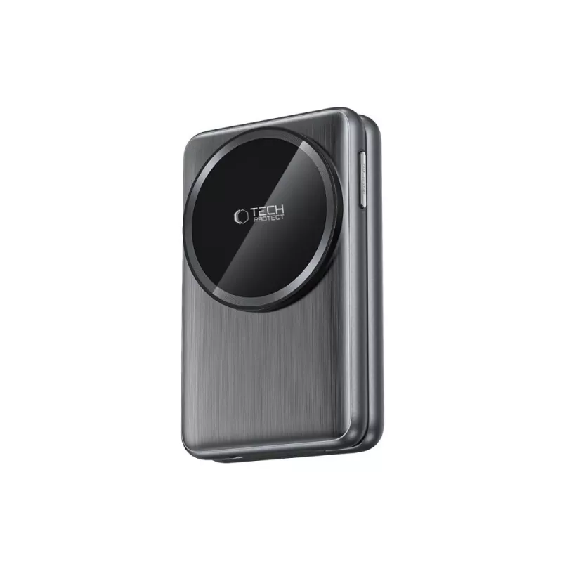 TECH-PROTECT QI15W-A42 3in1 magnetische MagSafe draadloze oplader spacegrijs