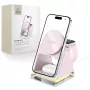 Tech-Protect QI15W-A43 3IN1 MagSafe draadloos oplaadstation roze