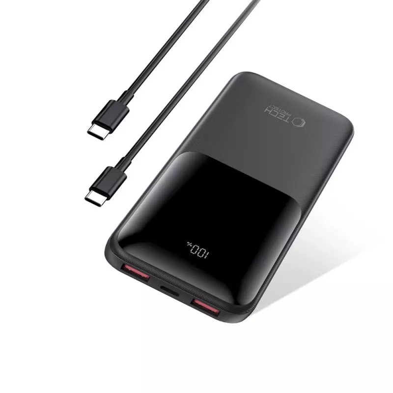 TECH-PROTECT PB01 powerbank 10000mAh 22.5W zwart