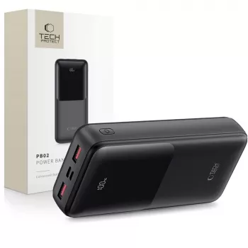 TECH-PROTECT PB02 powerbank 20000mAh 22.5W zwart
