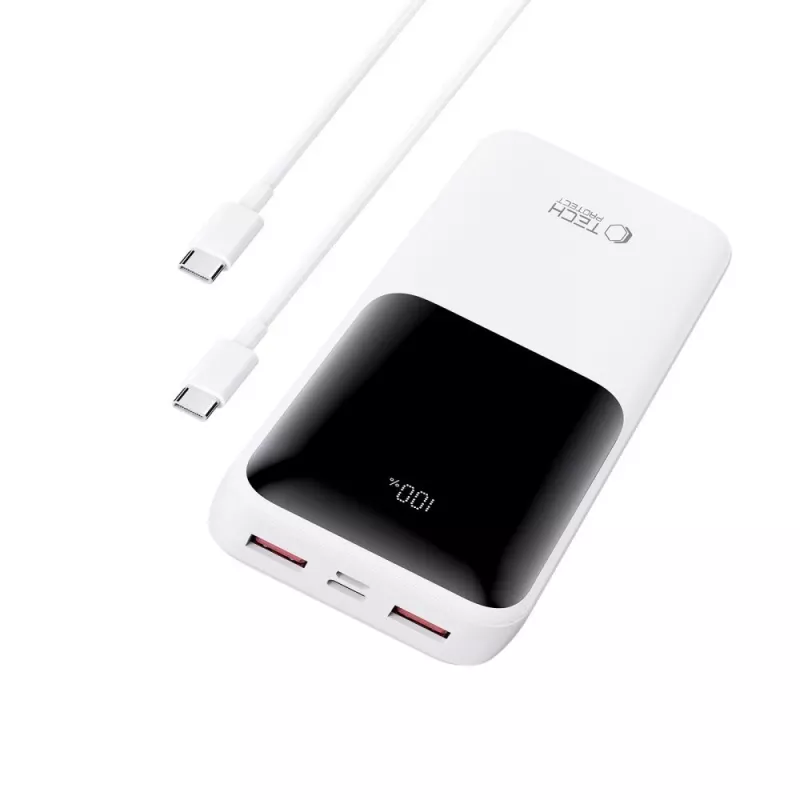 TECH-PROTECT PB02 powerbank 20000mAh 22,5W wit