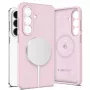 Tech-Protect Silicone MagSafe hoesje voor Samsung Galaxy S26 - Pink Pearl