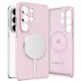 Tech-Protect Silicone MagSafe hoesje voor Samsung Galaxy S26 Ultra Pink Pearl