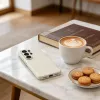Tech-Protect Silicone MagSafe hoesje voor Samsung Galaxy S26 Ultra - Cosmic Latte