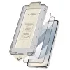Gehard glas schermbeschermer TECH-PROTECT Quick Set+ 2-pack voor Samsung Galaxy S26 zwart