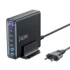 TECH-PROTECT DC240W-GAN 6-poorts desktopoplader PD 240W / QC3.0 zwart