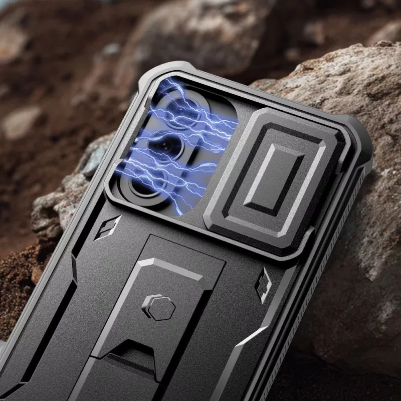 TECH-PROTECT KEVLAR CAM+ 2-SET Galaxy A57 5G zwarte beschermhoes