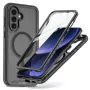 Tech-Protect Defense MagSafe Hoesje voor Samsung Galaxy A57 5G, Mat zwart