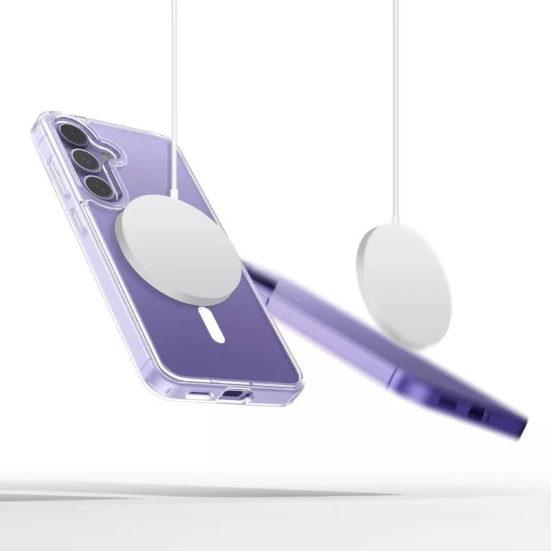 Tech-Protect Flexair Hybrid MagSafe-hoes voor Samsung Galaxy A57 5G, clear