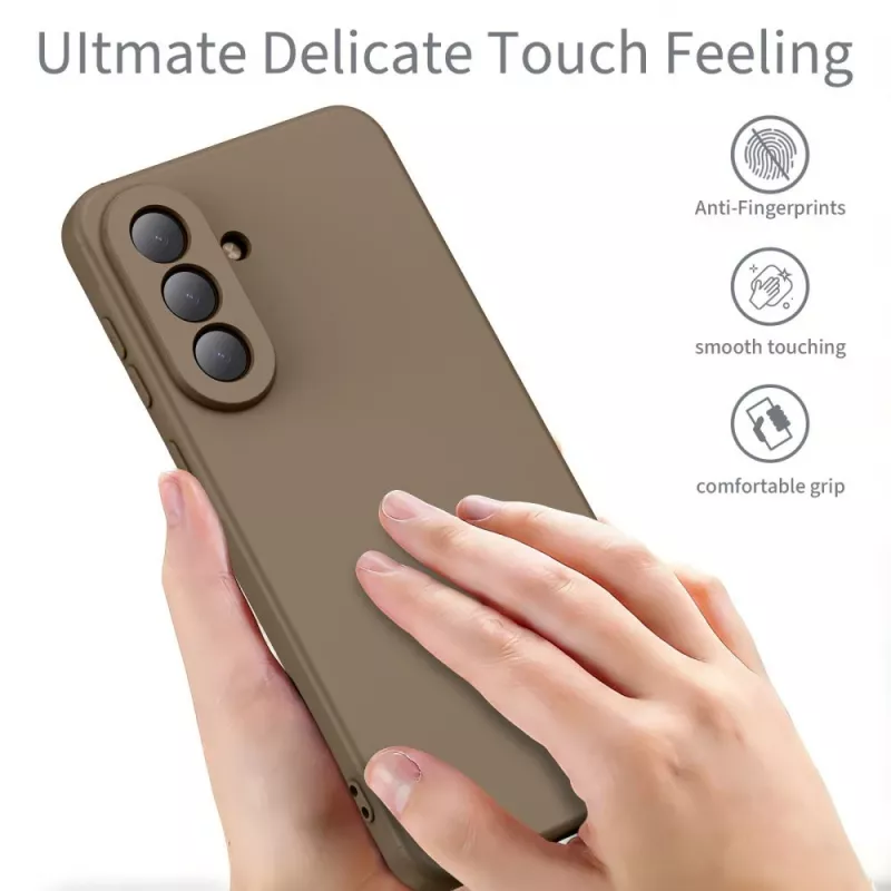 Tech-Protect Icon Galaxy A57 5G bruine TPU-achterklep