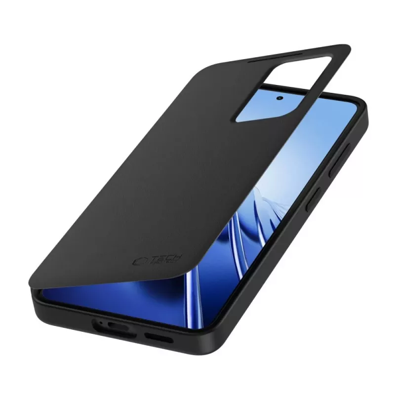 Tech-Protect Smart Wallet-hoes voor Samsung Galaxy A37 5G, matzwart