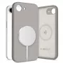 Tech-Protect Silicone MagSafe-hoes voor Apple iPhone 16E / 17E, steengrijs