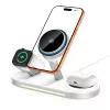 TECH-PROTECT A51 ARCTICBOOST 3-in-1 magnetische MagSafe draadloze oplader 25W Qi2.2 wit