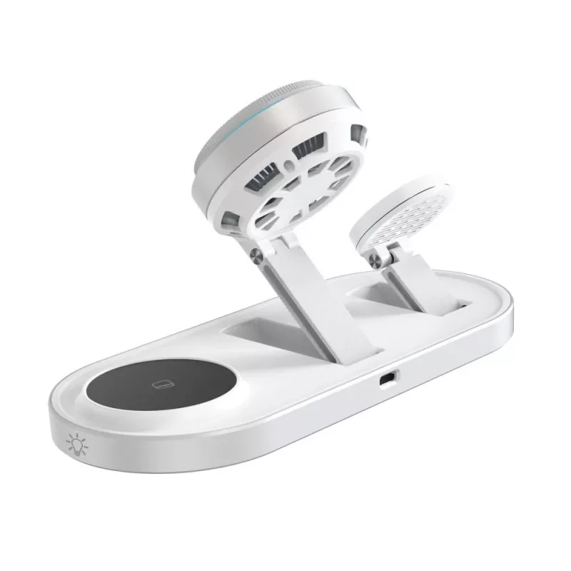 TECH-PROTECT A51 ARCTICBOOST 3-in-1 magnetische MagSafe draadloze oplader 25W Qi2.2 wit