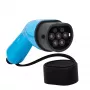 Akyga AK-SC-E17 Type-2-EV-laadkoppeling (vrouwelijk), driefasig, 32 A, blauw