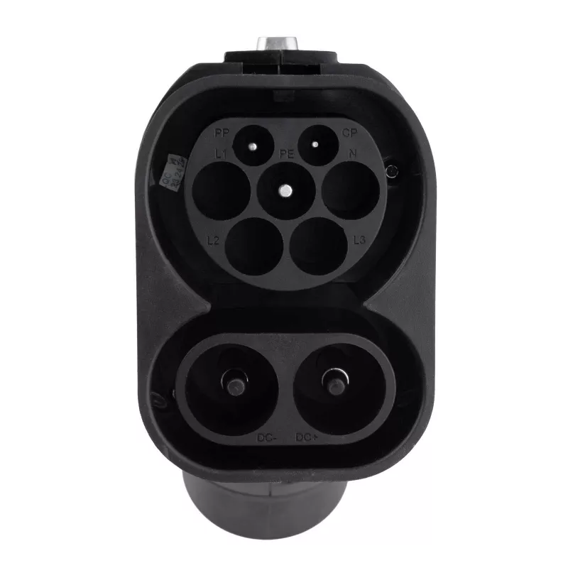 Akyga AK-SC-E20 CCS2 naar GB/T DC-laadadapter 1000V 250A zwart