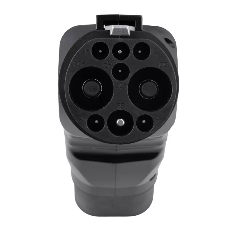 Akyga AK-SC-E20 CCS2 naar GB/T DC-laadadapter 1000V 250A zwart