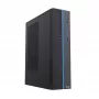 Akyga AK-302-01BL SFF-pc-behuizing, Micro-ATX / Mini-ITX, USB-C + 2x USB 3.0 + USB 2.0, zonder voeding, zwart