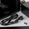 Akyga AK-PC-05S stroomkabel, CEE 7/7 naar IEC C13, koper 3 x 1,5 mm², 5 m, zwart