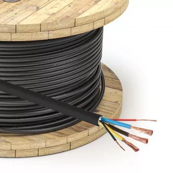 Akyga AK-SC-E24 EV-laadkabel 3 x 6 mm² + 2 x 0,75 mm², eenfase, 32 A, 450/750 V, per meter