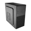 Akyga AK19BK micro-tower-pc-behuizing, Micro-ATX / Mini-ITX, USB-C + USB 3.0 + 2x USB 2.0, zonder voeding, zwart