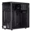 Akyga AK19BK micro-tower-pc-behuizing, Micro-ATX / Mini-ITX, USB-C + USB 3.0 + 2x USB 2.0, zonder voeding, zwart