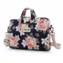 Canvaslife 15-16 Navy Rose laptop sleeve hoes
