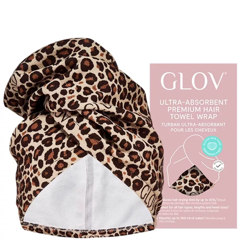 GLOV Ultra-Absorbent Haar Droogdoek Tulband Ivory