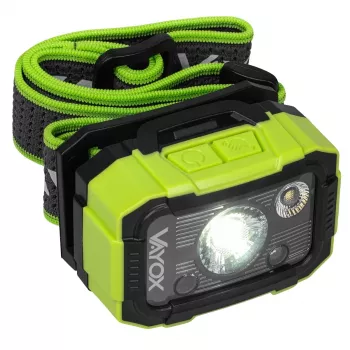 VAYOX DUAL HAMMER 500lm Pro Series oplaadbare hoofdlamp VA0415