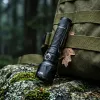 VAYOX Tactical Flashlight 2000lm wit + rood licht + groene laser VA0457